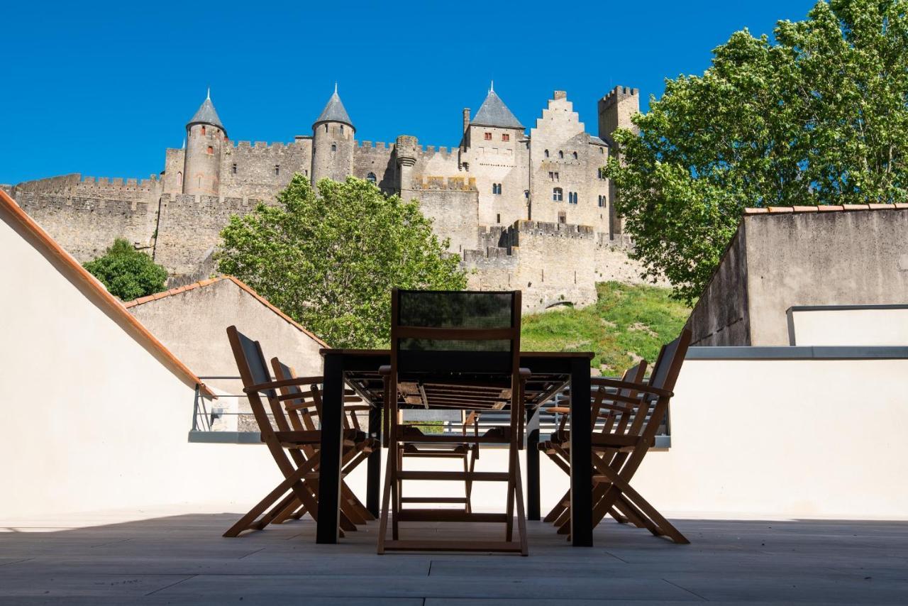 La Terrasse De La Tour Pinte. Lejlighed Carcassonne Eksteriør billede